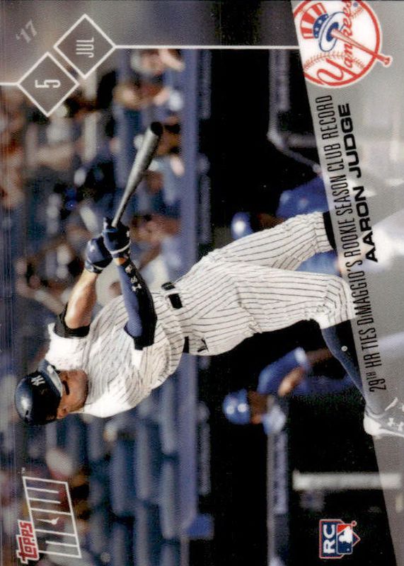 Aaron Judge 2017 Topps Now #327 Base (Print Run: 4,361) Price Guide